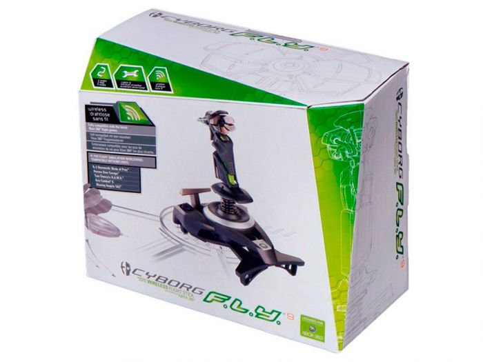 Джойстик SAITEK Cyborg F.L.Y.9 Wireless Flight Stick Xbox 360