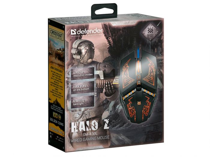 Мышь игровая DEFENDER Halo Z GM-430L