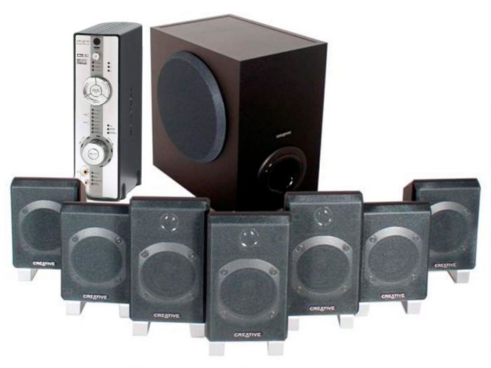 Акустическая система CREATIVE Inspire TD7700 + DDTS100, 7.1 Speaker System