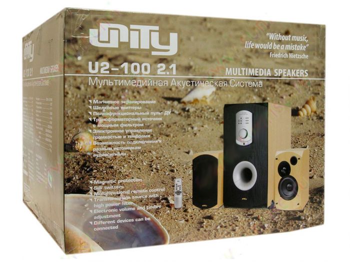 Акустическая система UNITY U2-100, 2.1 Speaker System